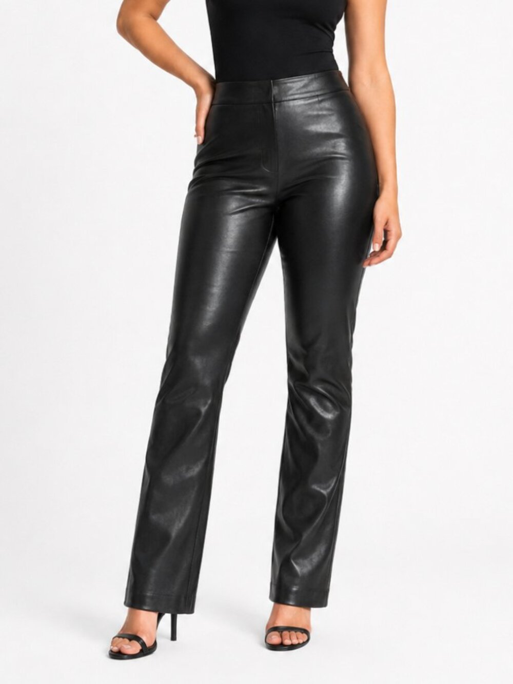 Old Navy Women's High-Rise Skinny Faux Leather Pants, 6 (S)